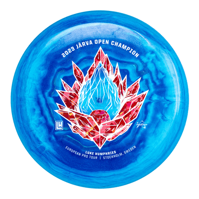 Prodigy A5 750 Spectrum Glimmer Plastic - Luke Humphries - Järva Open "Crystal Inferno" Stamp