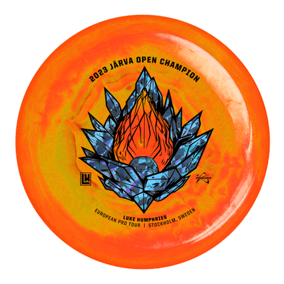 Prodigy A5 750 Spectrum Glimmer Plastic - Luke Humphries - Järva Open "Crystal Inferno" Stamp